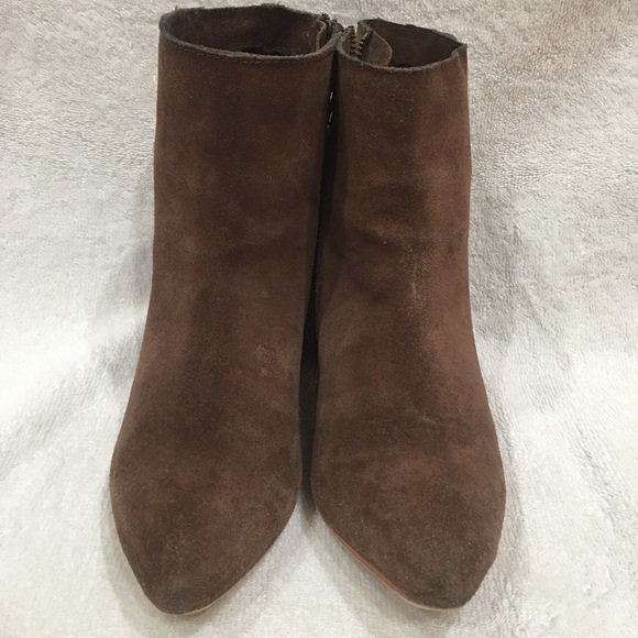 Seychelles Suede Western Ankle Booties with Fringe Size 7 Brown EUC - Picture 4 of 12